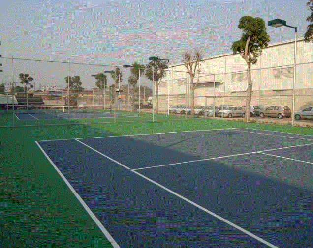 Sân  Hyndai Thành Công Đông Anh - Sơn Hawker Tennis - Công Ty Trách Nhiệm Hữu Hạn Sài An